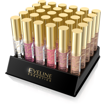 EVELINE Lipgloss GLOW and GO! - Pack 24 St. + 6 Tester