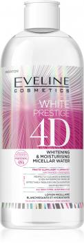EVELINE White Prestige 4D bleichendes & Feuchtigkeit spendendes Mizellenwaser, 400 ml