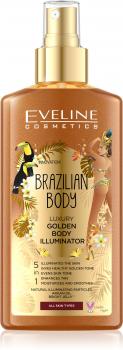 EVELINE BRAZILIAN BODY goldener Körper-Highlighter 5IN1, 150 ml.