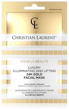 CL Luxuriöse aufhellende und modellierende Gesichtsmaske mit Blattgold 24K, 2x5 ml