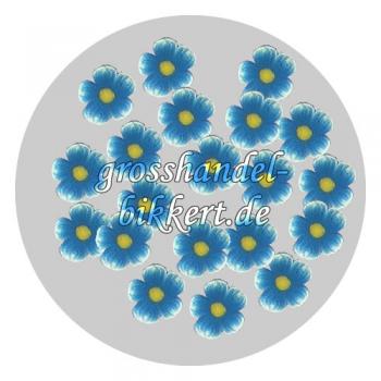 Fimo Shapes - Blume Blau