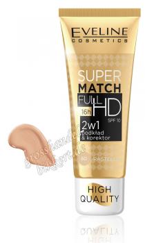 Make-up Super Match Full HD 2 in 1, Pastell 30 ml