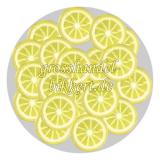 Fimo Früchte - Zitrone groß